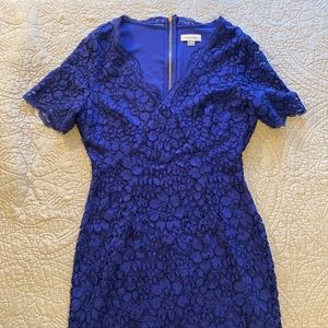 Blue lace Calvin Klein dress size 8
